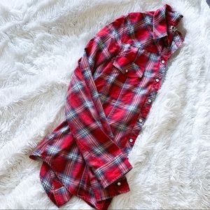 Roxy Plaid Button Down